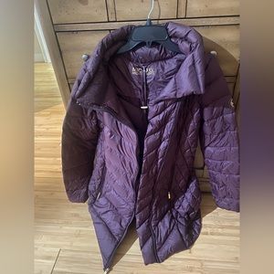 Michael Kors Packable Down Filled Jacket purple and size Small